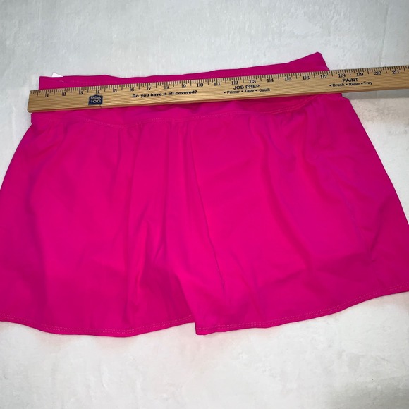 Kim Rogers bright pink bikini bottoms skirt size‎ 16W modest new with tags - Picture 5 of 8